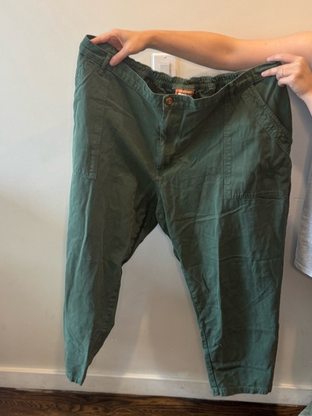 Big Bud Press Pencil Pants in Olive Green